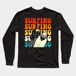 Surfing T Shirt For Women Men Long Sleeve T-Shirt